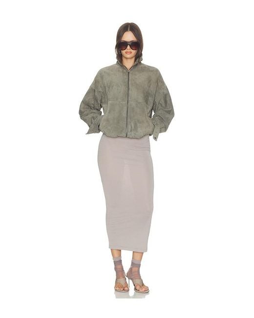 Fear Of God White Soft Rib Racerback Dress