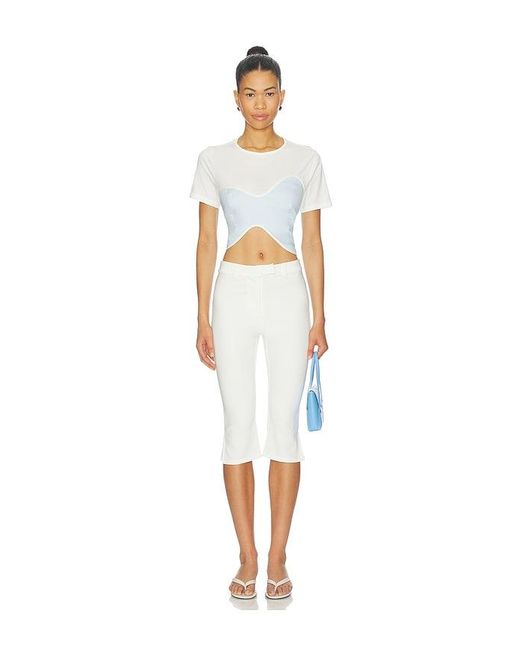 AZULU White Ceci Top