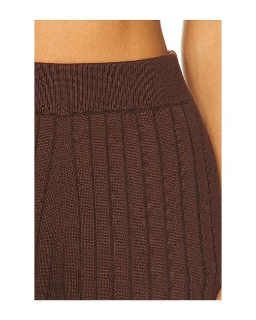 House of Harlow 1960 Brown X Revolve Irvina Ribbed Pant