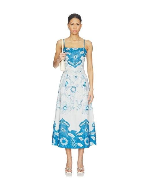 Cleobella Blue Renee Ankle Dress