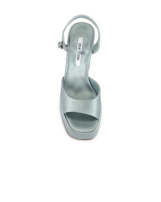 Steve Madden White Liandra Platform Heels