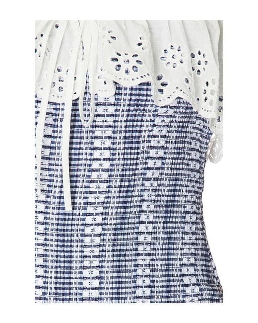 Maude Club Blue Freya Dress Plaid