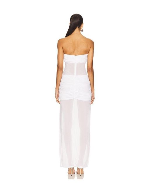 Nbd White Lia Maxi Dress