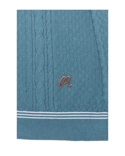 Malbon Blue Navarro Polo for men