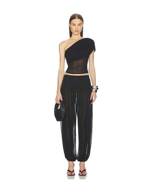 Camila Coelho Black Emmaline Top