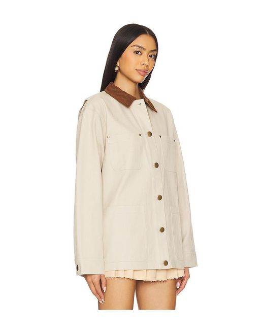 Lovers + Friends Natural Mags Jacket