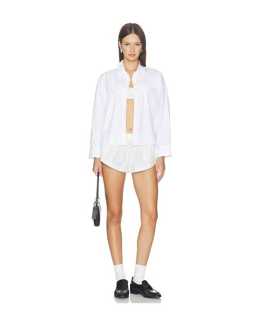 Citizens of Humanity White Petit Ami Shirt