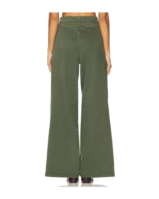 Free People Green Libre Wide Leg