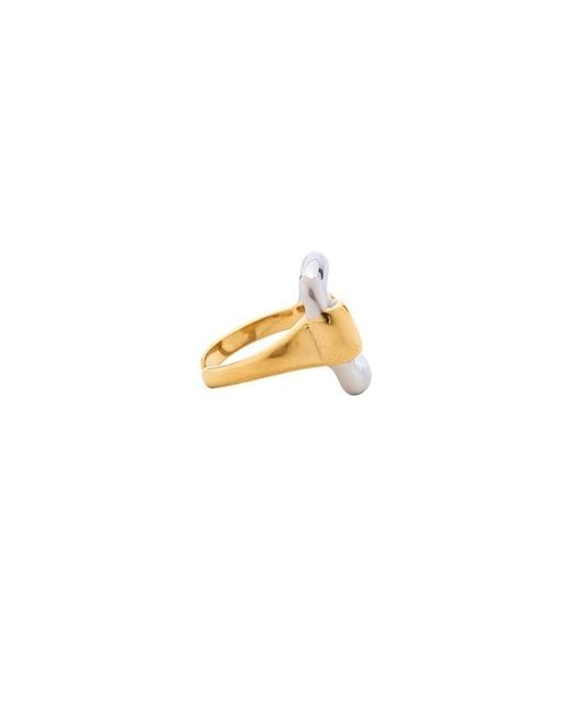 petit moments White Bit Ring