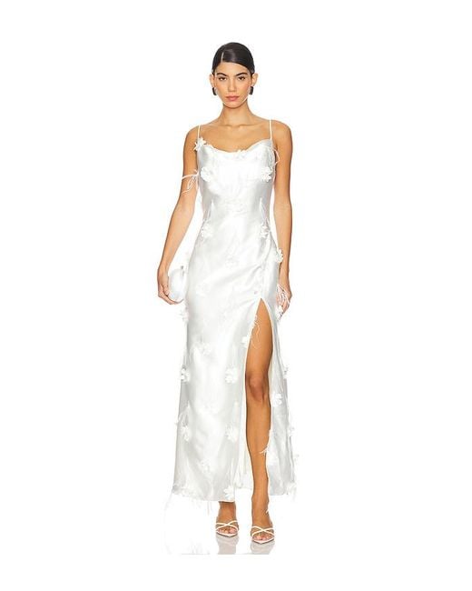 Elliatt White Lunaria Maxi Dress