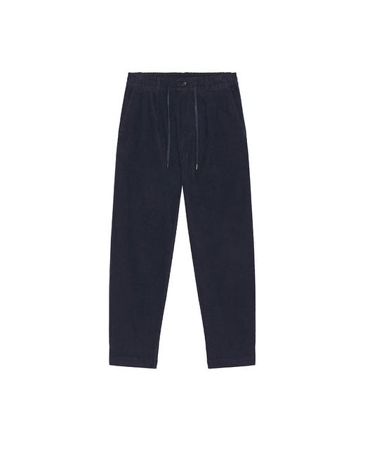 Polo Ralph Lauren Blue Garment Dyed Corduroy Prepster Pleated Pant for men