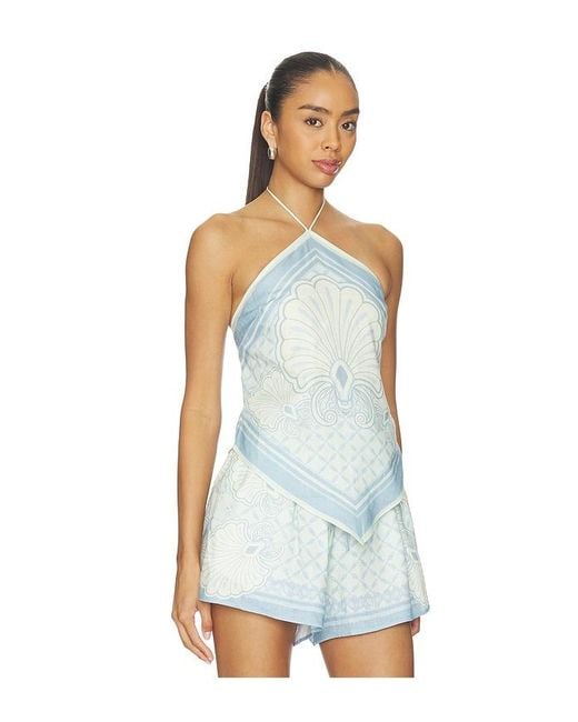 Shani Shemer White Rosa Top