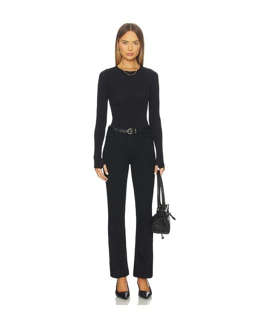 Mother Black Weekender Flare Jeans