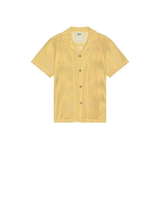 Oas Yellow Terra Cuba Shirt for men