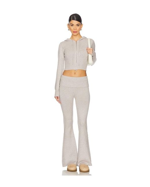Lioness White Muse Knit Pant