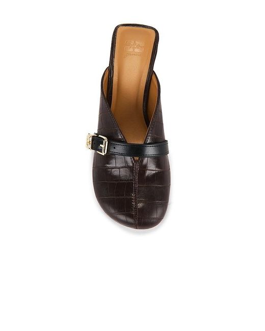 Ganni Black Sue Mule