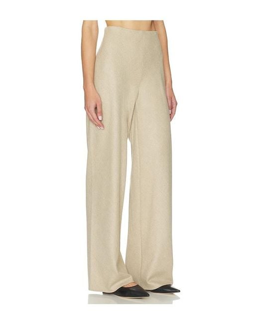 Vince Natural High Waist Wool Blend Bias Pant