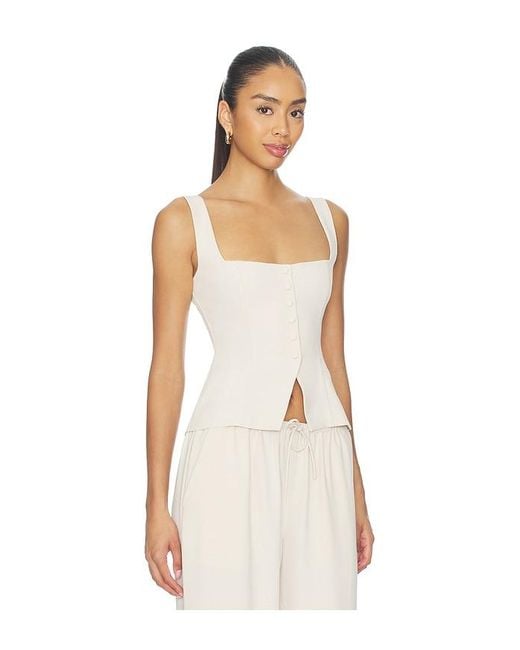 Lovers + Friends Natural Lilith Top