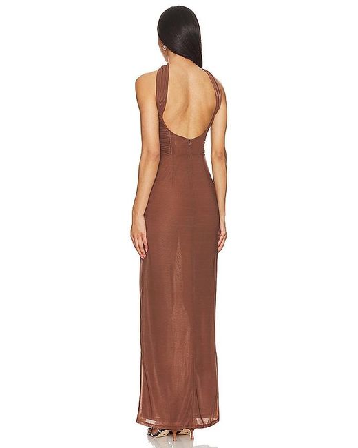 LPA Brown Vittoria Maxi Dress