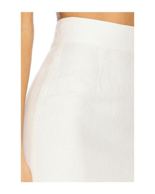 Posse White Matilda Column Skirt