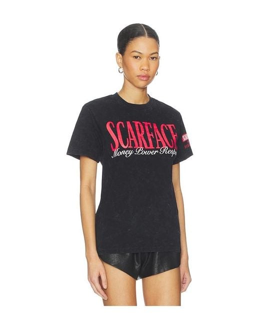 Reason Red Scarface Washed Tee for men