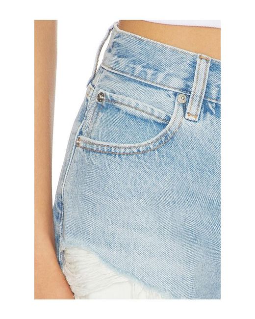 FRAME Blue The Grunge Hang Short