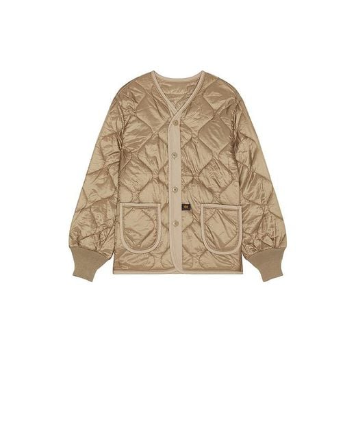 Alpha Industries Liner Als/92 in Natural für Herren