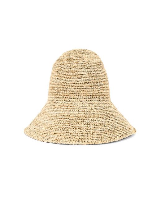 Janessa Leone Felix Packable Hat in Natural | Lyst
