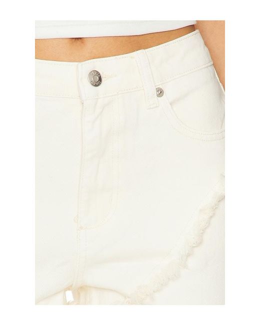SER.O.YA White Dahlia Frayed Bootcut Jeans