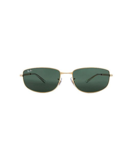 Ray-Ban Green Rectangle Sunglasses
