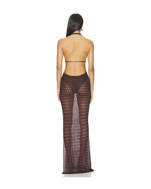 superdown Brown Antonella Maxi Dress