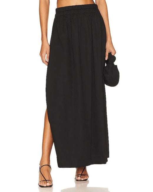 Mikoh Swimwear Black Delia Skirt