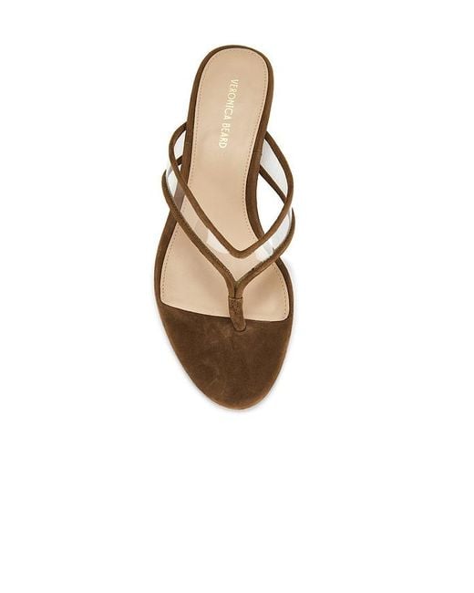 Veronica Beard White Clea Wedge Sandal