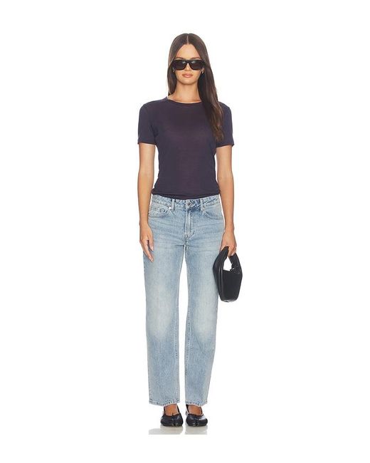 Anine Bing Blue Sylvie Tee