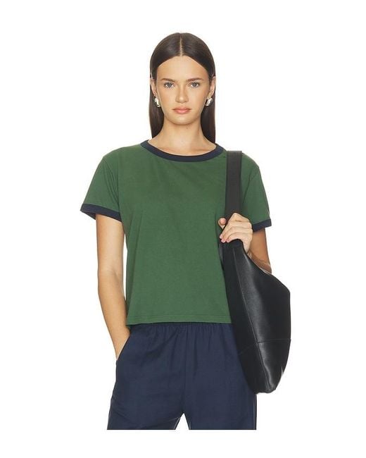Leset Green Margo Ringer Tee