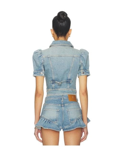 retroféte Blue Landon Denim Jacket
