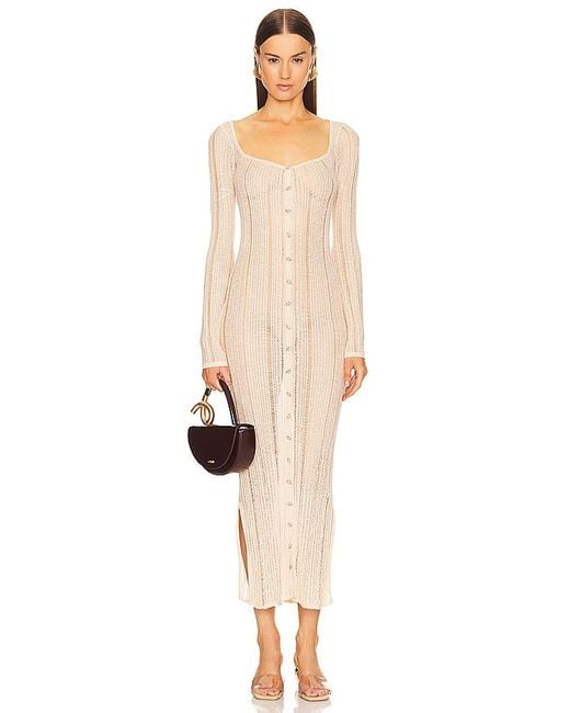 Cult Gaia Brown Azariah Top Handle Bag