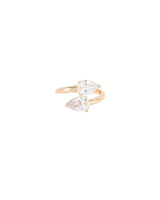 Ettika White Wrap Crystal Ring