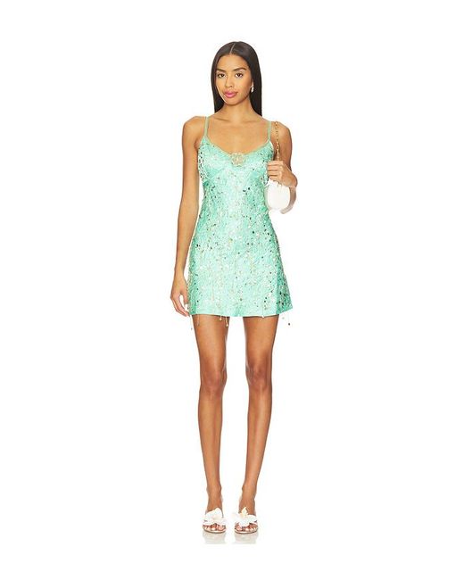 cut out satin mini dress Sedona Satin Lace Mini Dress