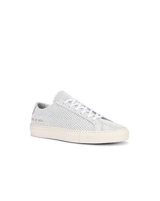 Common Projects White SNEAKERS ORIGINAL ACHILLES BASKET WEAVE