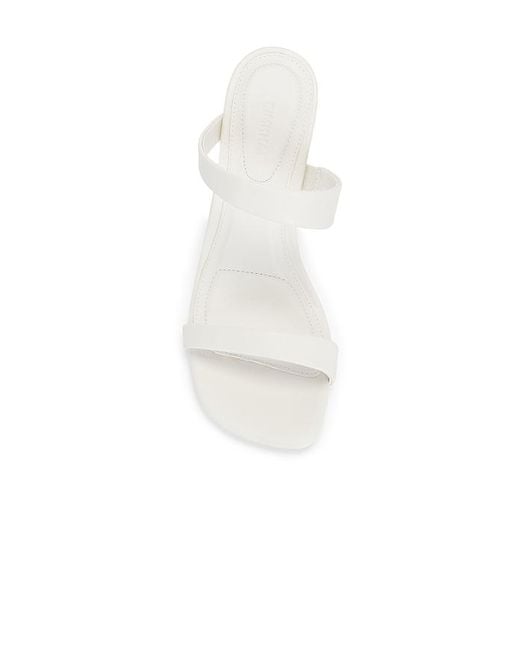 Jonathan Simkhai White Marion Leather Shell Heel