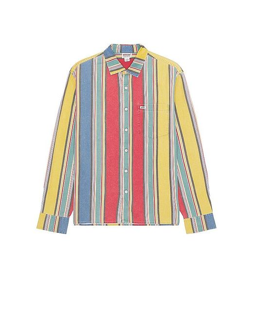 Guess Multicolor Multi-stripe Long Sleeve Shirt for men