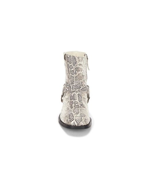 Duke & Dexter White Harley Biker Boot for men