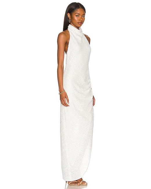 Amanda Uprichard White X Revolve Samba Gown