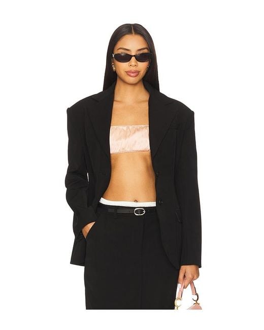 Line & Dot Black Ida Hourglass Blazer
