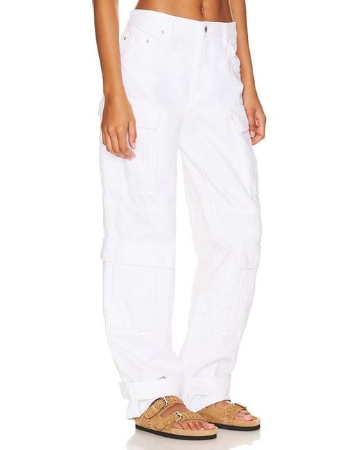 GRLFRND White Lex Cargo Jeans