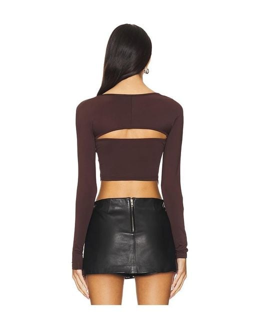 superdown Black Dax Shrug Top