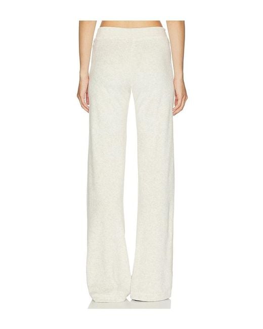 ÉTERNE White Low Rise Lounge Pant