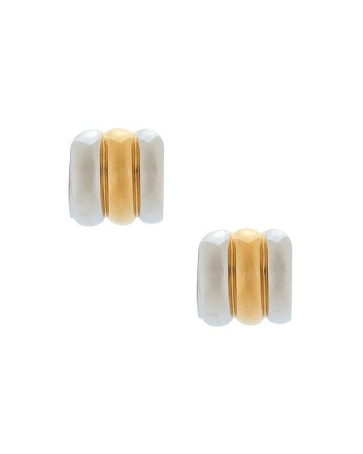Mazin Jewels White Maya Earrings