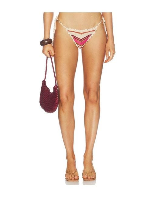 Devon Windsor White Alma Bikini Bottom